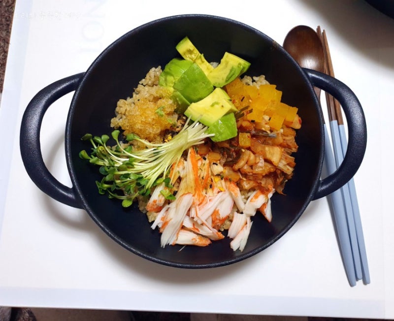초간단메뉴지만 맛은 너무 좋은 알밥 : 네이버 블로그