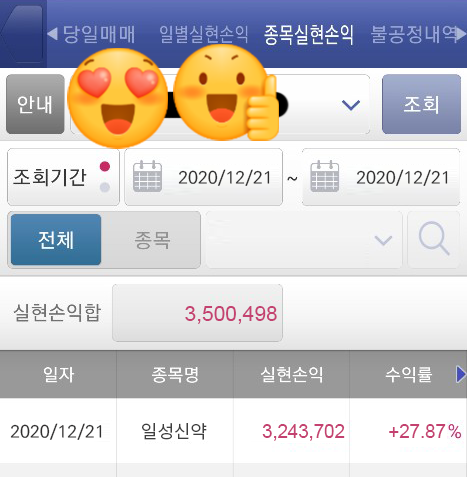 재벌투자연연구소가 떠먹여준 일성신약 빨간맛 찐하게