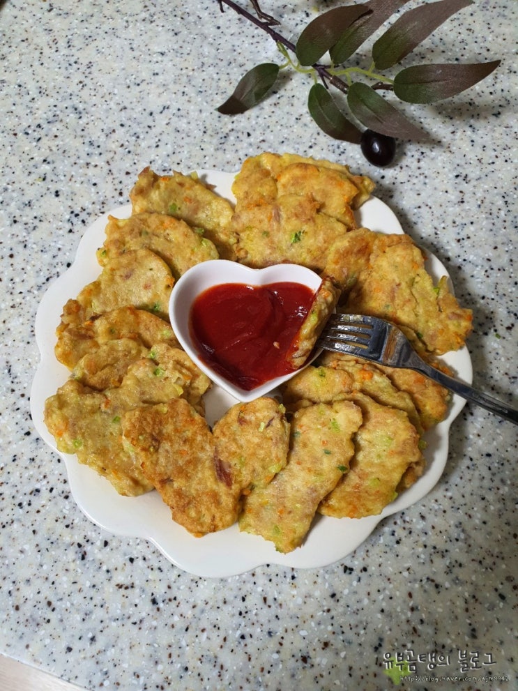  도시락 반찬으로 좋은 아기 반찬 참치두부채소전