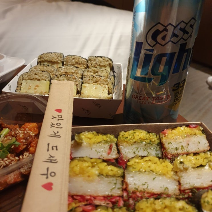  제주도 맛집 김밥 제주시 새우리김밥, 꼬막무침  vs  김만복김밥