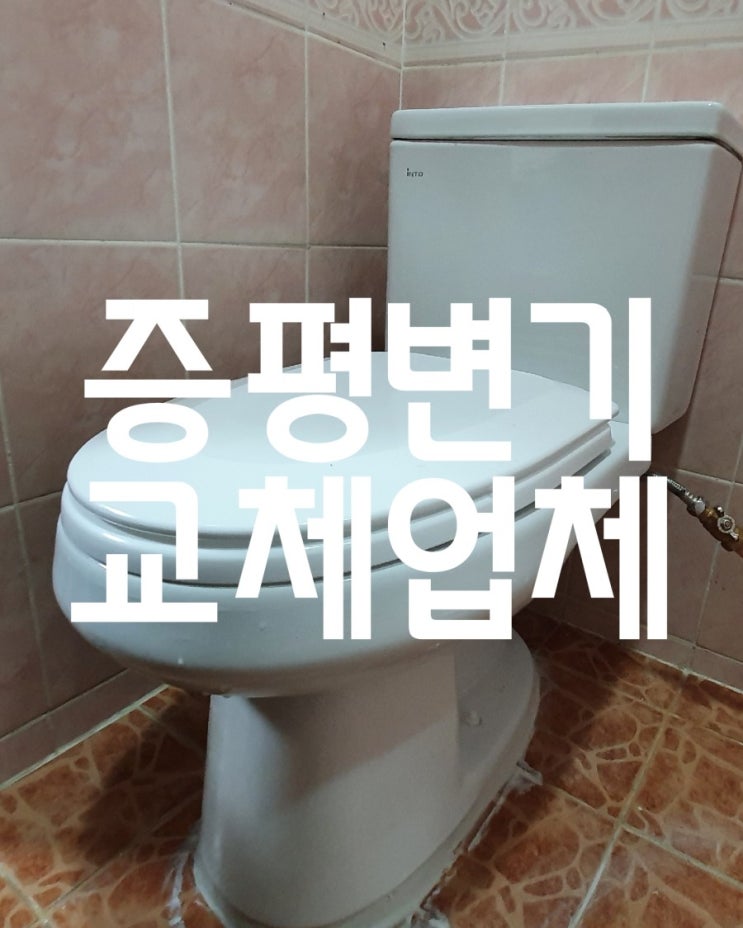  증평변기교체업체 - 증평군 증평읍 송산리 "가성비 좋은 변기로 교체해주세요"