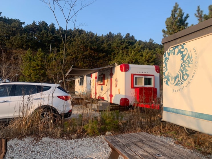 [ 전북 부안 ] 취식가능한 오토 캠핑장 and 카라반 추천  ️ _ 1,2 월 행사