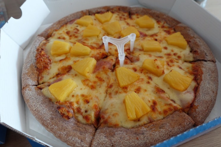  피자알볼로 메뉴추천 파인애플피자 의외로 맛있음