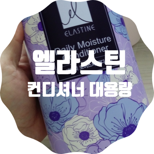 한번 사두면 오래 쓰는 대용량 컨디셔너 추천 엘라스틴 데일리 모이스처