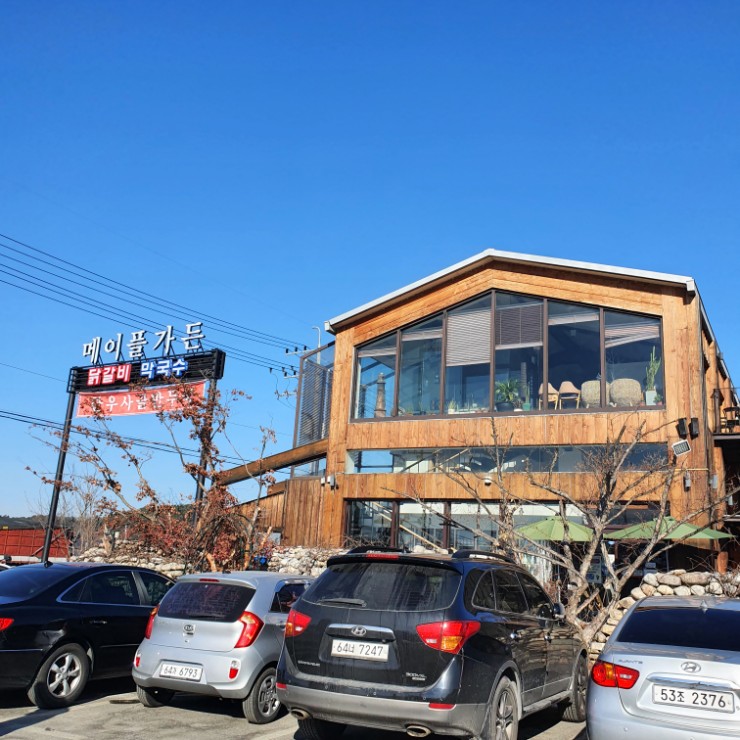  양양고속도로에서 가까운 춘천 닭갈비 맛집, 메이플가든 (+주차)