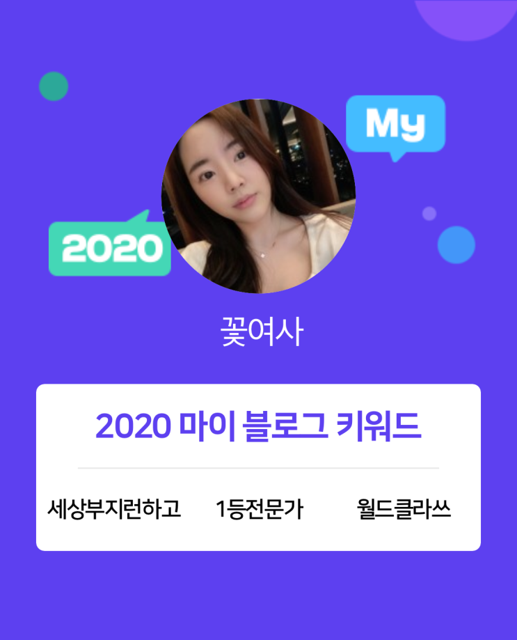  [2020 마이블로그 리포트] 한 눈에 보는 올해 내 블로그 데이터!