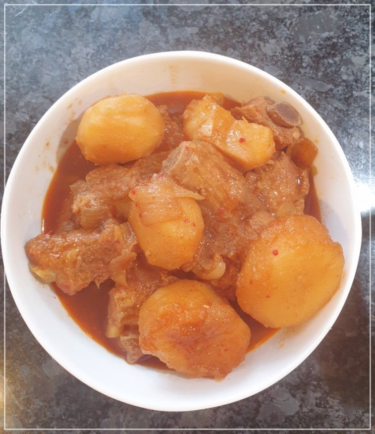  간장 돼지갈비찜
