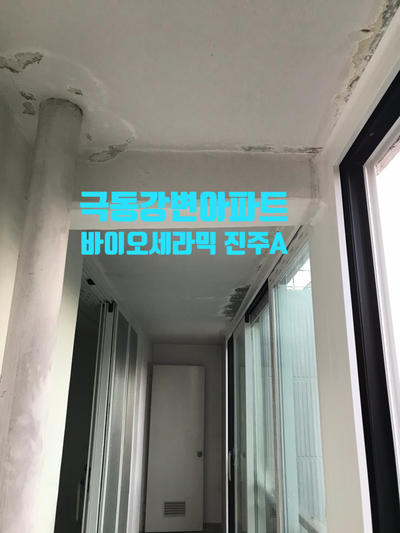 극동강변아파트 리모델링 곰팡이억제 조습기능 바이오세라믹 탄성코트