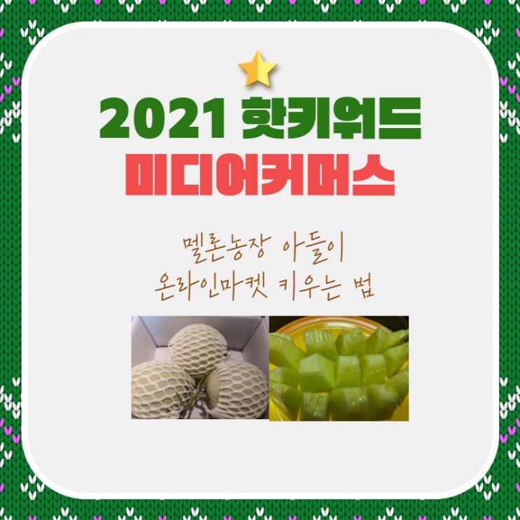  세론이멜론농장 아들이 스마트스토어, 인스타마켓 커머스 키우는 법