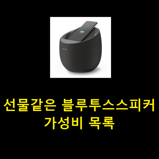  선물같은 블루투스스피커 가성비 목록
