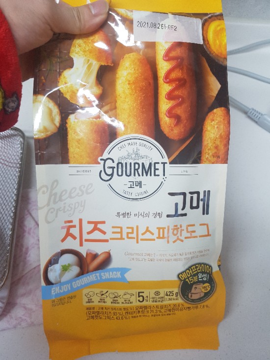  GOURMET 고메 치즈 크리스피 핫도그