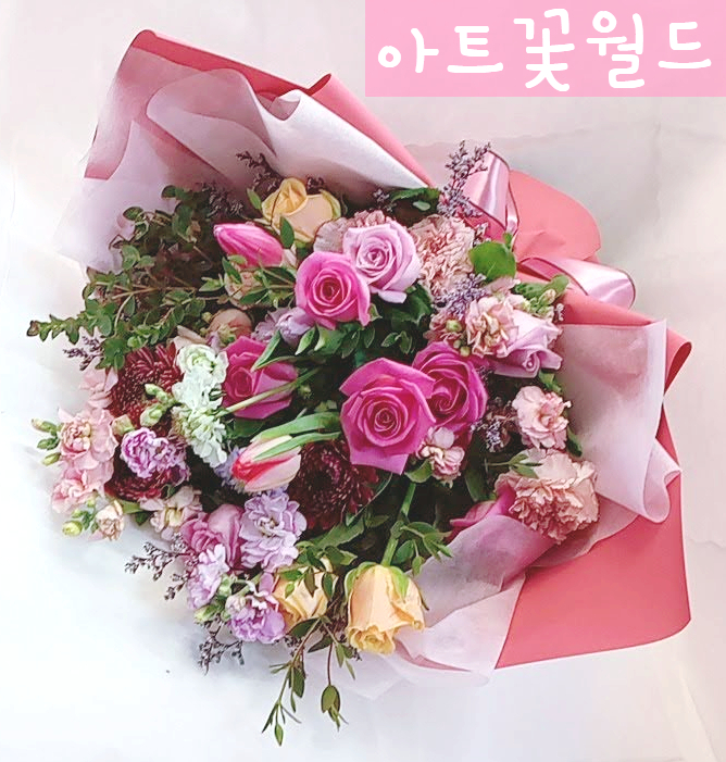  [사상 꽃집]아트꽃월드 25년 경력 핑크 장미 꽃다발 전국 꽃배달 감전동 꽃집 미니 꽃다발 사상 꽃다발 사상 꽃 부산 꽃다발