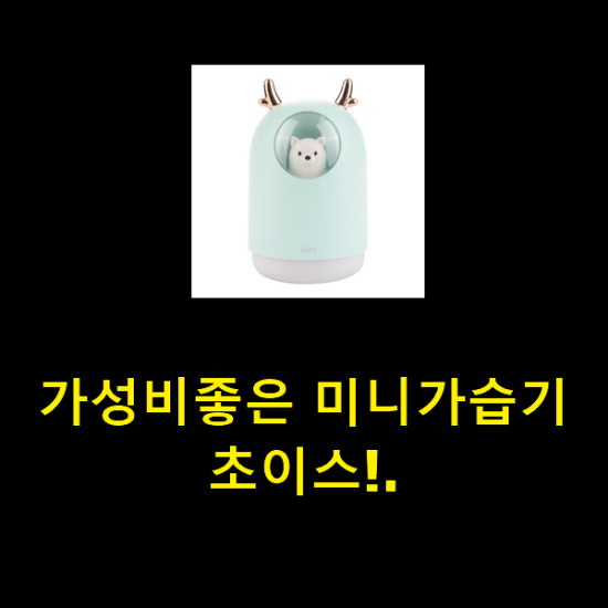  가성비좋은 미니가습기 초이스!.