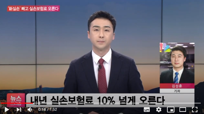 내년 실손보험료 10% 넘게 오른다 / SBS Biz 뉴스 내년 실손보험료 10% 넘게 오른다 / SBS Biz 뉴스