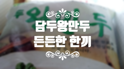  담두왕만두 너 이렇게 푸짐해도 되는 거야?