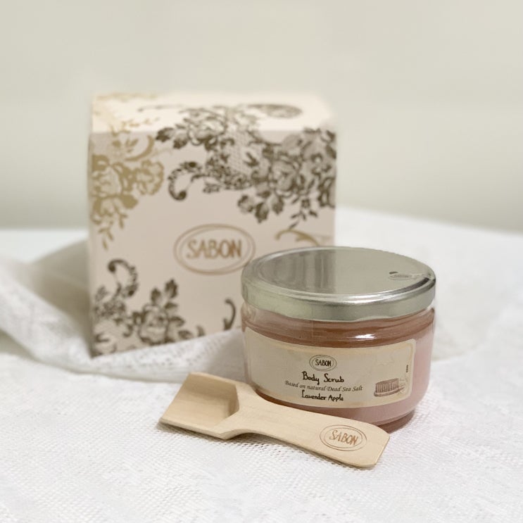  사봉(SABON) 바디스크럽 라벤더애플 사용법과 사용후기