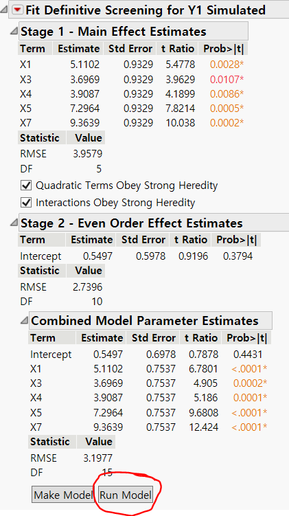DSD(Definitive Screening Design) : 여러 개의 반응치가 있을 때 Profiler 기능 사용 : 네이버 블로그