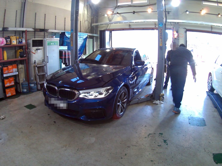  김포 운양동 카센터 BMW520d 정기점검 코어모터스 후기