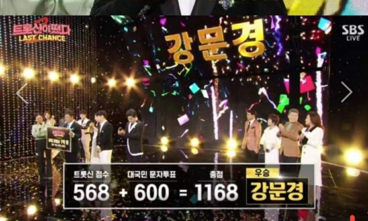트롯신이 떴다2' 우승자 강문경, 나상도 제친 이변의 내공 
