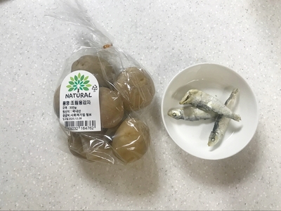  위에 좋은 감자죽 만들기