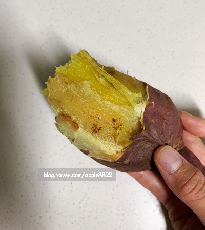 오늘의간식: 건강하게 달콤한 군고구마 라떼