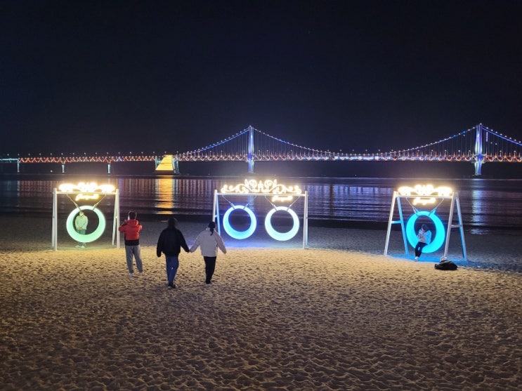  부산 갈만한 곳 광안리 12월 포토존 야경