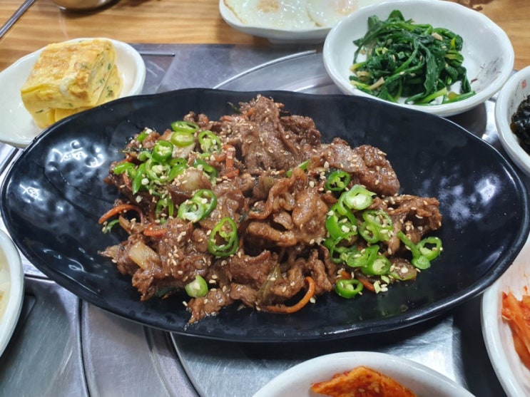  부산시청 밥집 밥심102 순두부찌개&두루치기