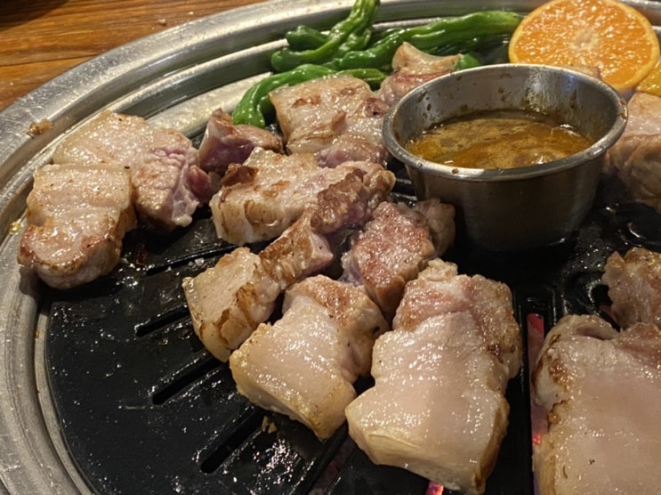  배곧맛집 : 탐라담에서 흑돼지돈마호크, 생갈비, 삼겹살 다 먹은 솔직후기