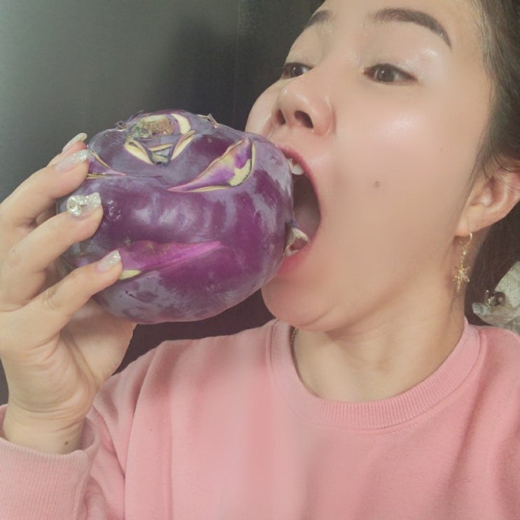  형님께서 선물로주신 자연의식품 콜라비