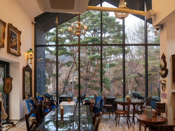  강원도 홍천 피콕빌리지 피콕 카페 peacock cafe