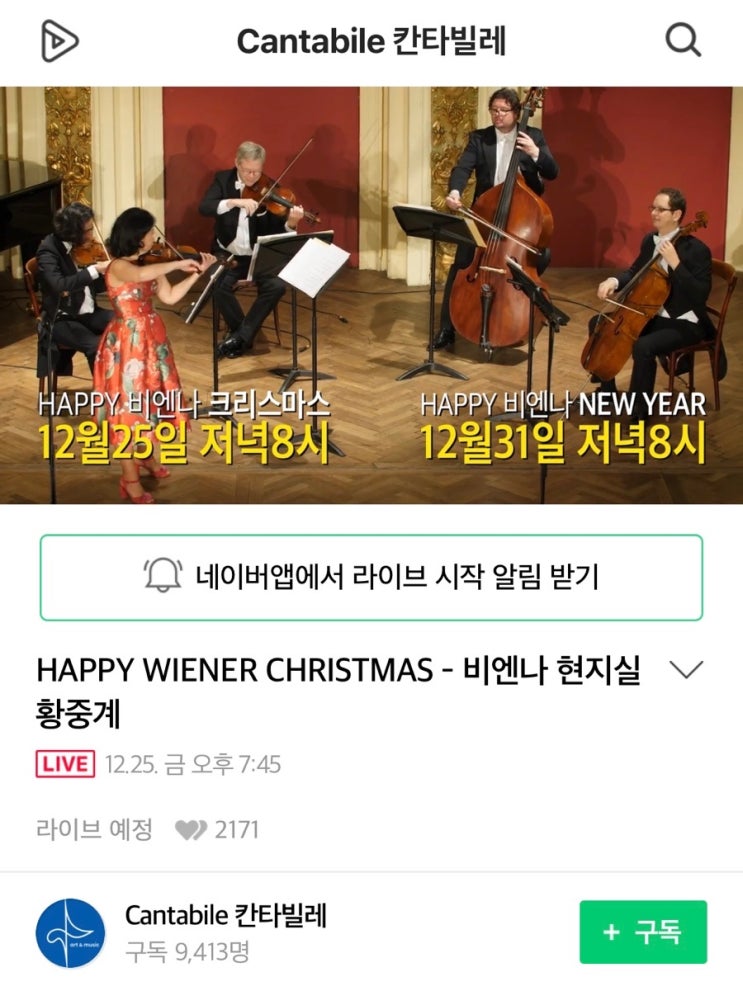 [공유] HAPPY WIENER CHRISTMAS - 비엔나 현지실황중계