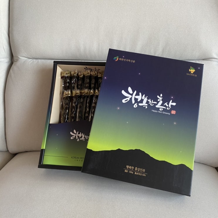  명절선물 연말 부모님께 행복한홍삼~
