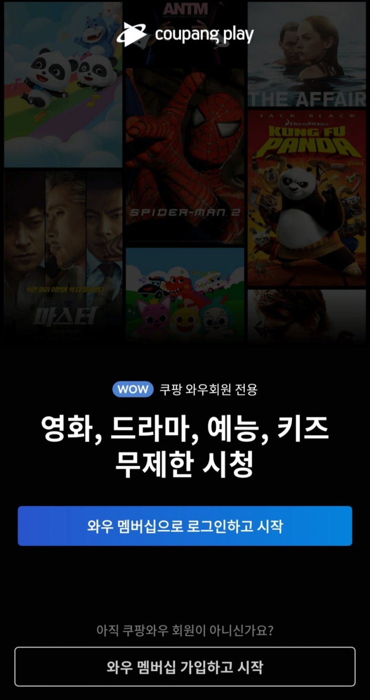  쿠팡플레이_대박_넷플릭스처럼 영화,TV시리즈 무제한_로켓와우 회원이면 누구나.
