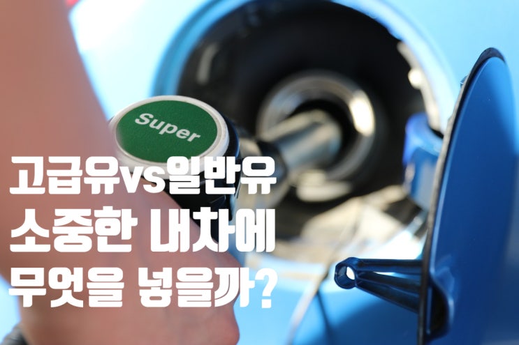  고급유 vs 일반유 차이점 알고 넣자 (feat. 소중한 내 차)