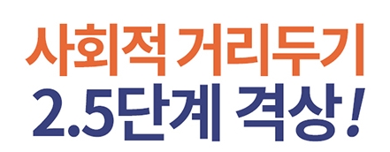 (수도권 2.5단계) 격상, 사회적 거리두기 달라지는점 (수도권 2.5단계) 격상, 사회적 거리두기 달라지는점