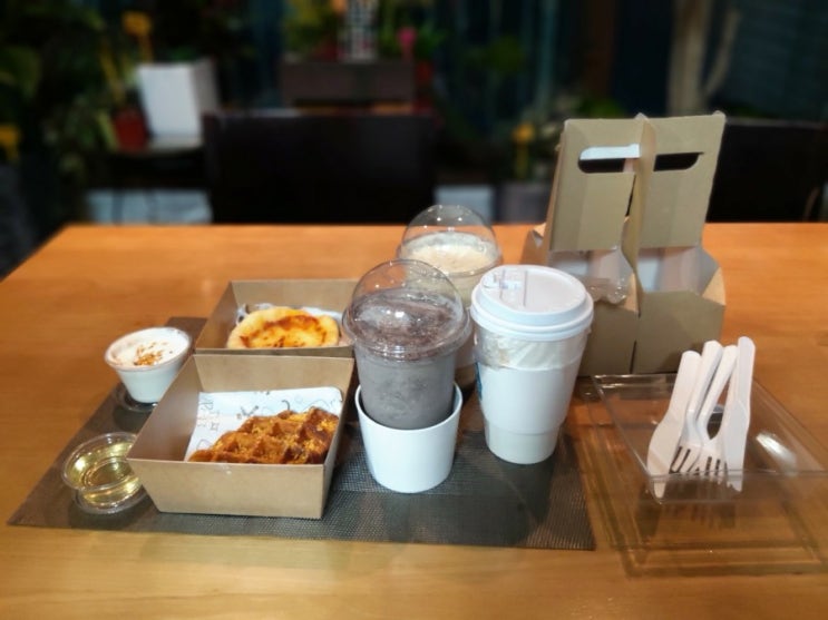  디저트가 맛있는 병점 카페 오투스커피 배달 주문