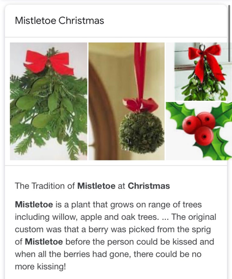 Mistletoe?