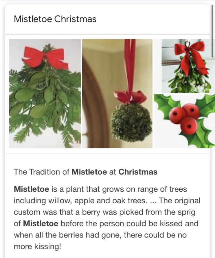  Mistletoe?