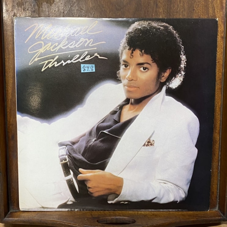  lp판 Michael Jackson Thriller 마이클잭슨의 경이로운 춤과 노래