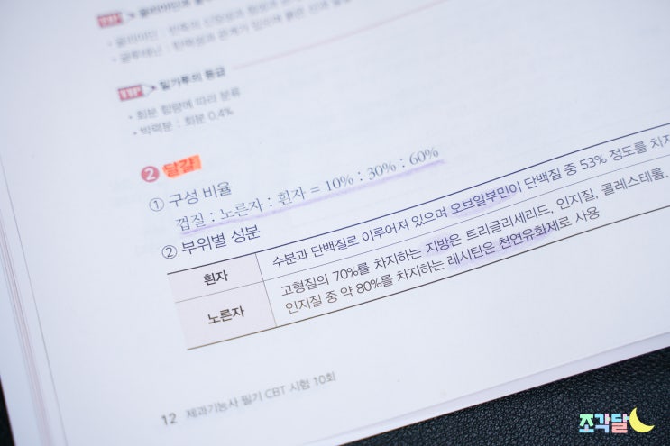  제과기능사필기시험 대비하기