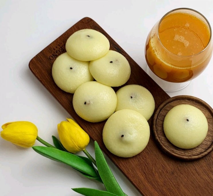 맛도 향도좋은 기정떡 소화도잘되요 다원잔기지떡으로 연말연시 선물용으로 좋아요