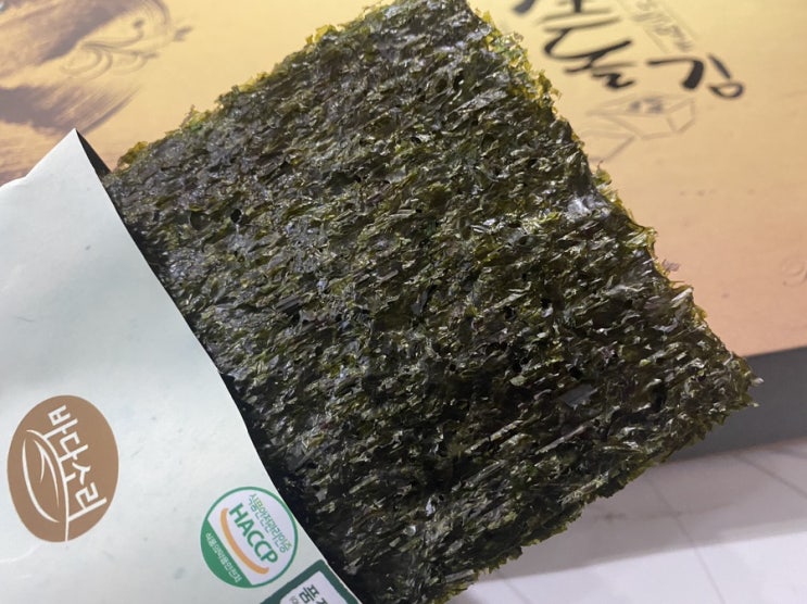 김선물세트 바다소리 장에찍어먹는생돌김
