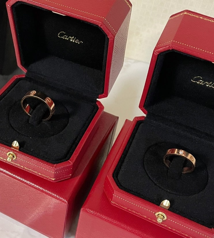  Wedding 웨딩 반지 _ 까르띠에 러브링 롯데월드 에비뉴엘 월드타워점
