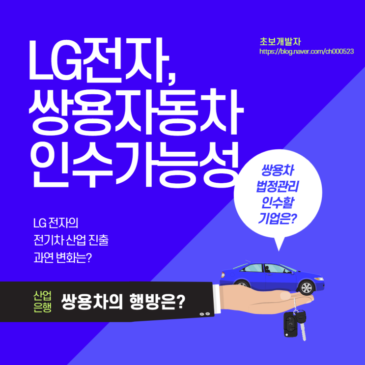 LG 전자의 쌍용차 인수가능성 분석