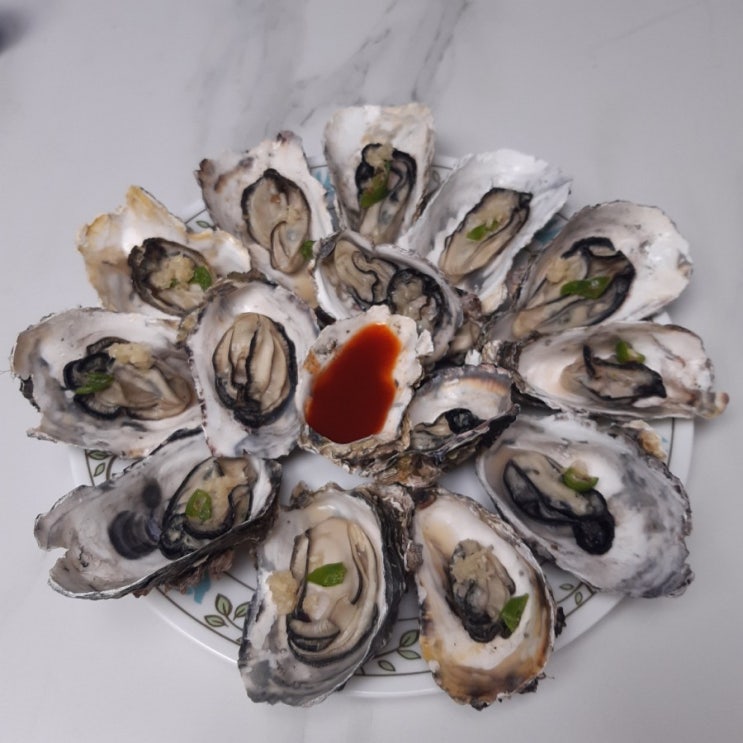  석화 찌는법 하프셀 보관법
