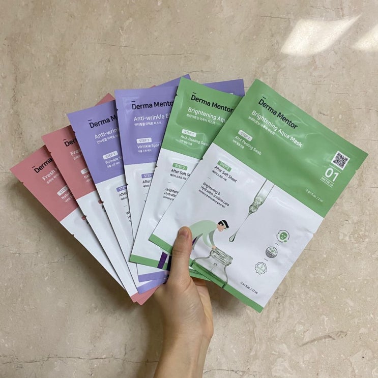  피부고민별로 골라서 관리할 수 있는 더마멘토 마스크팩