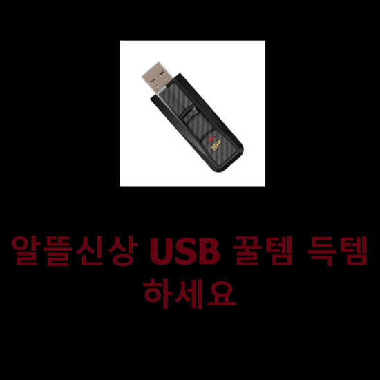 알뜰신상 USB 꿀템 득템하세요