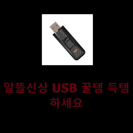  알뜰신상 USB 꿀템 득템하세요