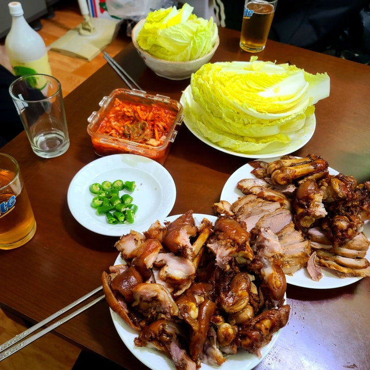  족발택배로 집에서 성효마성왕족발 순살족발, 미니족 먹었어요