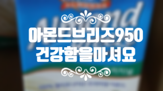  아몬드브리즈950 라이트 하게 마셔요